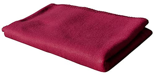 EXNER Polar Fleecedecke Fb. Bordeaux 130 x 160 cm