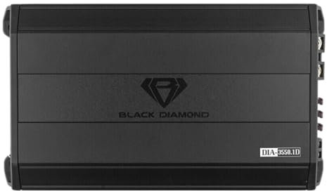 Black Diamond DIA-3550.1D Car Audio Amplifier – 1 Channel, Monoblock, Class D, 3550 Watts