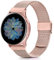 Mugust Metallo Cinturino 20mm per Samsung Galaxy Active 2 40mm 44mm/Active 40mm/Galaxy Watch 4/Galaxy Watch 3 41mm, Cinturini con Strumenti (Rosa)