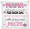 ICH Habe VERSUCHT Finden Kuschelkissen| Eltern Mama, Papa, Tante, Bruder, Schwester | Fotokissen | Motivkissen | bedrucktes Kissen | Kissen (mit Kissenfüllung, Mama)