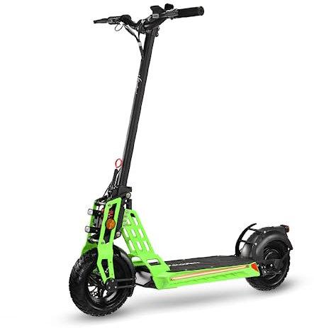 4MOVE Elektro Scooter für Erwachsene mit 500W Motor, 10 Zoll Luftreifen Faltbarer E-Roller - 2 Geschwindigkeitsmodi, 48V 13Ah Li Akku, Leicht und faltbar Aluminiumgehäuse, Ausdauer 30km