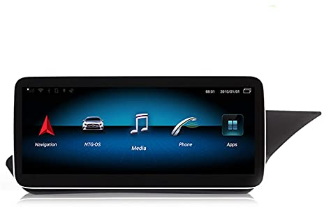 Android 10.0 Autoradio 2 Din Radio für Benz Clase E W212 E200 E230 E260 E300 S212 2009-2016 GPS Navigation 10.25'' MP5 Multimedia Player Video Receiver mit 4G/5G WiFi Carplay