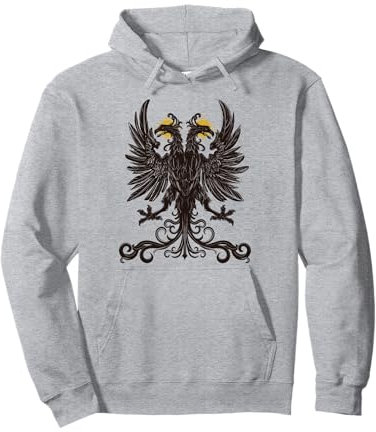 Heiliges römisches Reich Doppelkopfadler Pullover Hoodie