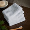 Catherine Lansfield Lot de 4 Gants de Toilette en Coton à séchage Rapide Blanc