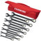 STARWORK True Mechanic™ 12Pc. 120T Reversible SAE&Metric Ratcheting Wrench Set, Long Pattern, Professional, with Portable Roll-Up Pouch Bag