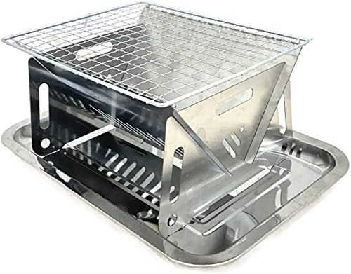 Gas grill Folding Mini Barbecue Oven Cookstove Portable Stainless Steel BBQ Grill Outdoor Camping Barbecue Tools Detachable Stove