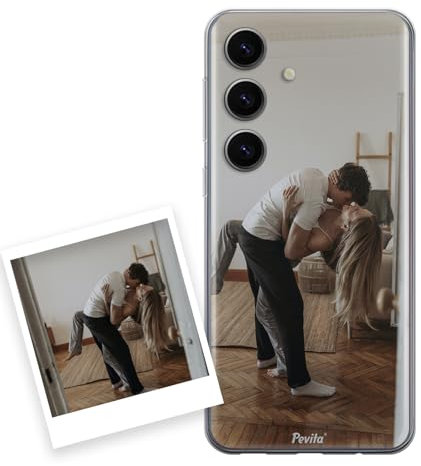 Samsung Galaxy S24 Plus 5G Hülle personalisiert mit foto. Handyhülle aus Silikon selbst gestalten Samsung Galaxy S24 Plus 5G. Geschenke personalisiert für frauen, mann,valentinstag, weihnachten
