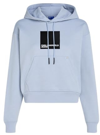 KARL LAGERFELD JEANS Femme Regular Logo Hoodie Eventide S
