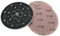Art Color Schaum-Softpad 150mm für Mirka Exzenterschleifer (67 Loch) inkl. 5x Schleifgitter Körnung: P120 - Softauflage mit Klett für Schleifteller
