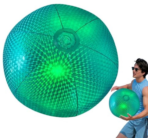 Kixolazr Boules de piscine lumineuses, piscine gonflable lumineuse | Boules lumineuses de piscine Ballons de plage au néon | Boules de piscine vibrantes pour piscine, plaisir décoratif pour les,
