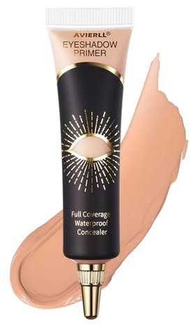 Eyeshadow Primer - Cream Eye Primer - Eye Base for Long Lasting Eye Makeup - Cream Colorful Eyeshadow Base for Eyelid - Matte Full Coverage Concealer Makeup for Mature Skin (02 MEDIUM)