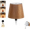 VHV Lampe Bouteille Sans Fil, Lampe de Table Sans Fil Rechargeable 2000mAh, Lampe led Decoration Moderne, Lampe De Table Tactile Sans Fil Pour Bar Restaurant Accessoires et Décorations (Or clair)