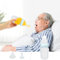 Drinking Aids Feeding Cup for Disabled Elderly Patients Bedridden Adult Nursing Cup Flow Dysphagia Cup Control Liquid Feeder Bottle with Spoon Bottle Nipple Drinking Cups For Water Porridge Soup,180ml