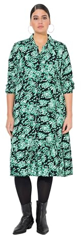 Ulla Popken Damen Hemdblusenkleid