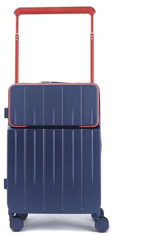 Gorilla Hartschalen-Trolley für Geschäftsreisen - Mit externem Laptopfach & TSA Zahlenschloss, Farbe:Dunkelblau