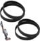 Raheem 4PCS Vacuum Belts Vacuum Cleaner Drive Belts Replacement Belt Fits for Shark NZ801UKT40 HV390UK NV801UK EPH205 Vacuum Cleaner Parts Accessories