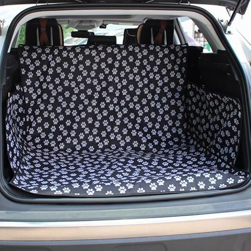 ZBYFCLK Car Boot Protector for Citroen C4 Cactus 2014-2017,Boot Liner For Dogs Non-Slip,Nonslip Waterproof Dog Car Seat Cover with Enduring Antifouling Liner,Bla-ck 2