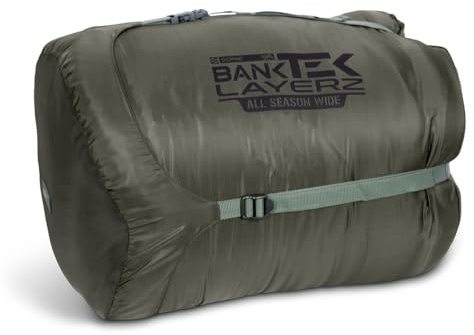 Sonik Bank-Tek Layerz Ganzjahresschlafsack zum Karpfenangeln, breit, EC0048