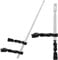 HAFOKO Kit Montaggio per Motocicletta Compatibile con Insta360 X5,X4, X3, X2, X MOTO Double Clamp Mount Supporto per Manubrio di Bicicletta Accessori Compatibili con GoPro 12-3 UTV, ATV(Senza Bastone)