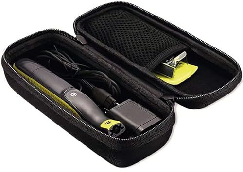 Reise-Aufbewahrungstasche für Philips Norelco OneBlade 360 Face, Micro Touch Solo/Braun Serie XT5/King C. Gillette, Hybrid-Elektro-Bartschneider, Rasierer, Haarschneidemaschine, Rasierer, Pflegeset