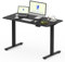 FLEXISPOT ONE PIECE Electric Standing Desk, Sit Stand Table Height Adjustable Desk with Memory Smart Pannel for Home Office, 120 x 60 cm Black