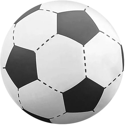 Riesige aufblasbare Sportbälle – großer Außenpool für den, klassisches Fußballbecken | aufblasbares Spielzeug für den Sommer, übergroß, lustiges Neuheitsspiel für die Party