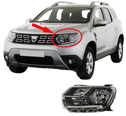 appRUN Headlight Led Daylight Headlamp Left For DACIA Duster 2017 on 260609367R