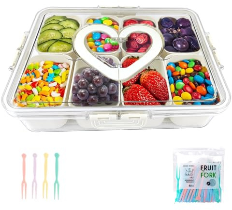 Occupaternm Snackschale, Fächern, frei, für Snacks und Dips