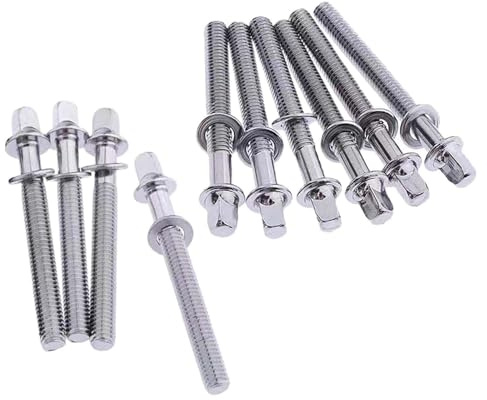 kesurpae Hochwertiges Schlagzeug Hardware Zubehör, Kurze Schrauben, universelle Spannschrauben – unverzichtbar für Musikinstrumente. Trommel Spannschrauben, 5x80mm