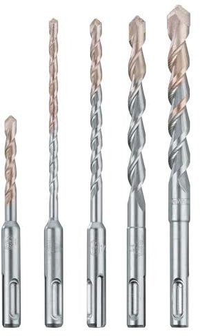 DEWALT SDS Plus Bits Set, Rock Carbide Tip, 5-Piece (DW5470)