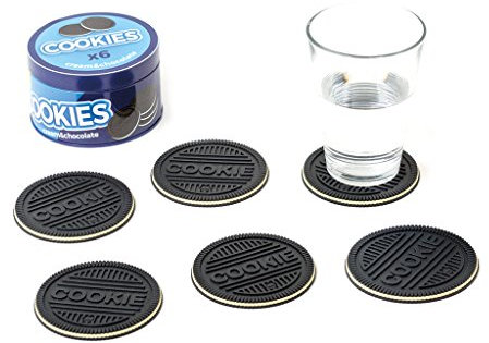 Balvi - Set de 6 sous-Verres. Fabriqué en Caoutchouc. BA26582 Multicolore Taille Unique