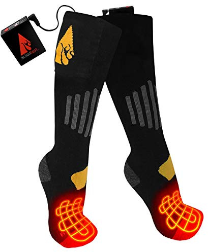 ActionHeat Cotton Rechargeable Battery Heated Socks