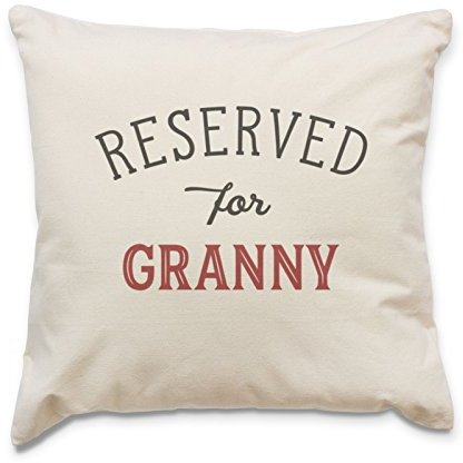 NEW - RESERVED FOR GRANNY - Top Quality Cushion Cover - Gift Present Xmas Birthday