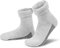 normani ALPAKA Wollsocken mit Alpaka- & Schafwolle sowie rutschfestem ABS-Aufdruck | Hausschuh-Socken | Dicke Kuschelsocken mit Antirutsch-Sohle Farbe Hellgrau Größe 39-42
