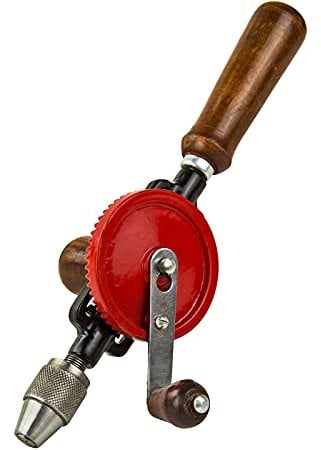 DEMA Handbohrer HB 6 für Holz, Metall, Bastelarbeiten, DIY - Handbohrmaschine mit 3-Backen-Futter - präzise, handlich, robust