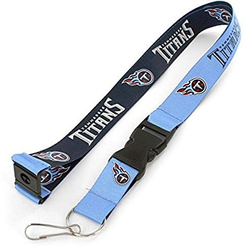 aminco NFL Tennessee Titans Schlüsselband, wendbar, Marineblau, 6