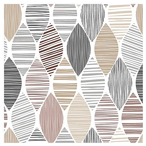 murando Vlies Tapete beige grau weiß - Deko Panel Fototapete Wanddeko 10 m Tapetenrolle Mustertapete Wandtapete modern design Dekoration - geometrisch f-B-0208-j-a