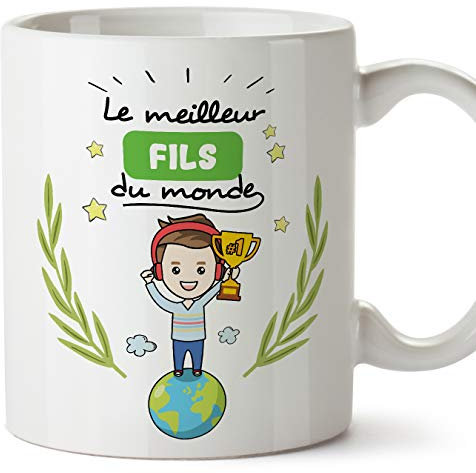 Mugffins Mug/Tasse Fils -Famille Monde -Idées Cadeaux Drôles -Tasses de Café/Thé