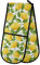 ZZXXB Lemon Fruit Double Oven Mitt Heat Resistant Non-Slip Kitchen Gloves Extra Long 7 x 35 for Cooking Baking Barbecue Grilling