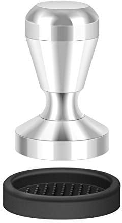 Philorn Tamper, 51mm Kaffee Tamper aus Edelstahl, Espresso-Stampfer mit Silikonkissen, Kaffeemehlpresser für Zuhause und Büro