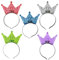 FOMIYES 5 Stücke LED Stirnband Kronen Blinkende Krone Stirnbänder Leuchten LED Crown Tiara Princess Stirnband Für Kinder Geburtstag Neujahr Party Supplies Gefälligkeiten (Zufällige Farbe)
