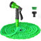 VENQI Erweiterbarer Gartenschlauch 45 m, 150ft flexibler Schlauch mit 8-Muster-Sprühdüse, auslaufsicher, einziehbar, robuster Wasserschlauch mit 1,9 cm, 1,27 cm (45 m, grün)
