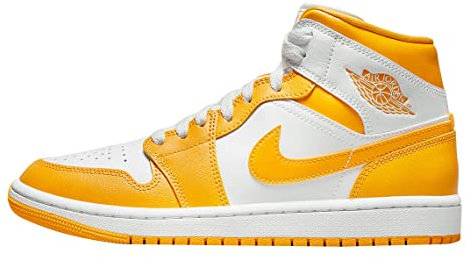 NIKE Jordan Womens WMNS Air Jordan 1 MID SE DO6699 200, White/Pure Violet-white, 5 UK