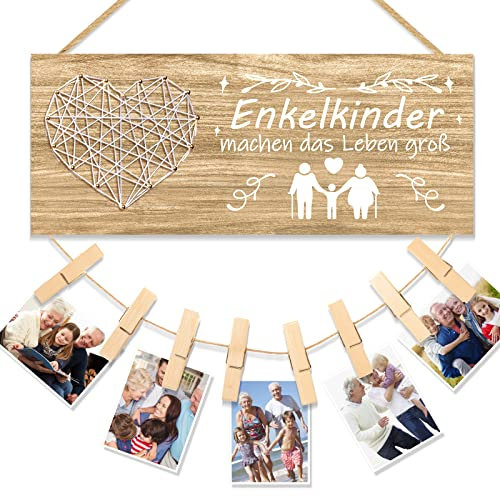 Vetbuosa Oma Geschenk, Muttertagsgeschenk, Geschenke für Oma von Enkelkindern, Geschenk Oma Geburtstag - Machen das Leben Groß Foto Display Frame, Muttertag Geschenk, Geschenk Muttertag