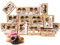 CUSWARE 12 Stück Weihnachts Kekskästen Boxen, 4 Art Entwurf Geschenkboxen Weihnachten Plätzchen Cupcake Boxen mit Sichtfenster Anhänger, Seil und Tags, für Weihnachten Brot Kekse Schokolade
