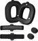 Yaowanguan A50 Gen 4 Mod Kit - Cuscinetti auricolari di ricambio per ASTRO Gaming A50 Cuffie wireless Gen 4, schiuma per microfono, cuscinetti/coppe/Pastiglie,A50 Gen 4 Accessori(Tessuto nero)