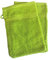 Sue Rossi Face Cloth Wash Mitt Set, 100% Organic Turkish Combed Cotton, 600GSM Thick With Hanging Loop, Size 16cm x 21cm, Flannel Glove Pack Soft & Absorbent (Lime Green, 2)