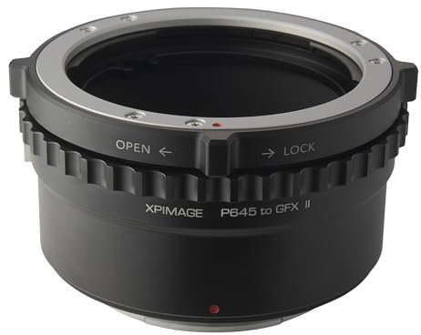 XPIMAGE Objektivadapterring für Pentax 645 Objektiv an Fujifilm GFX Kamera GFX50 GFX100