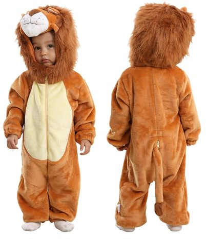 Doladola Bébé grenouillere À Capuchon,enfant Pyjama,Garçons Filles Barboteuse de style animal