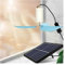 Ventilador De Techo con Panel Solar,Ventilador De Techo Pequeño para Exteriores De Verano,diseño De Gancho para Colgarlo Fácilmente,con Cable De 3 Metros USB, Ventilador De Camping para Caravana (Col